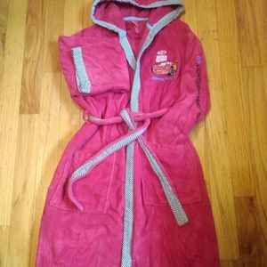 Boys Lightning McQueen Bathrobe